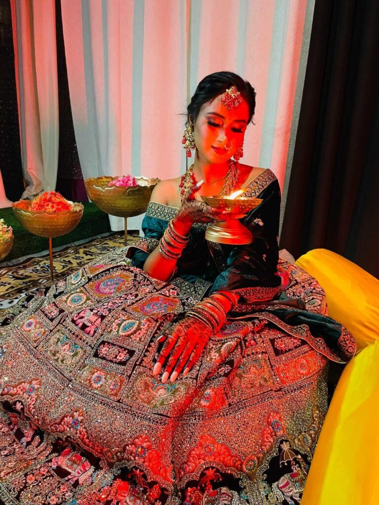 Bridal outfit bridal makeup services event planner