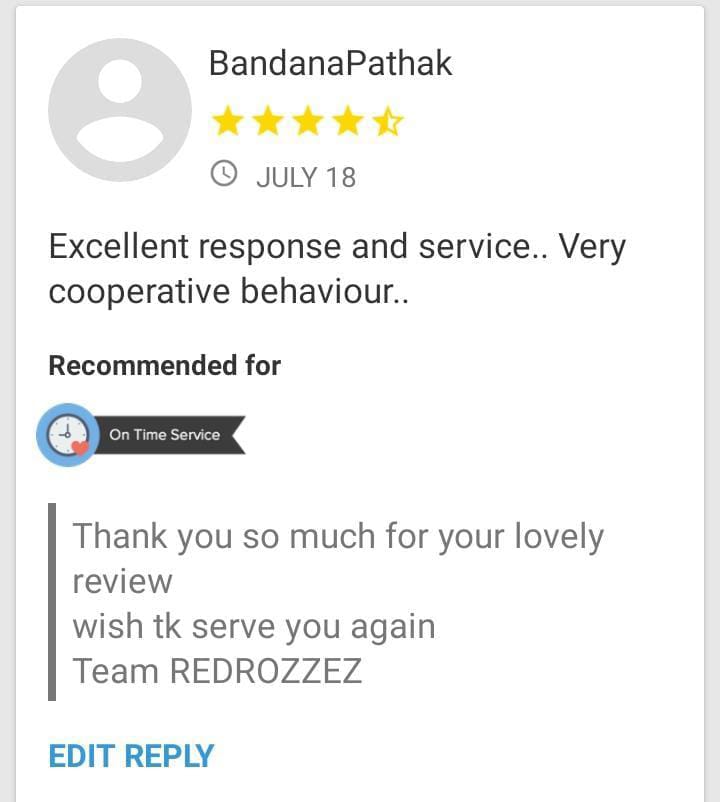 Redrozzez events testimonials event planner