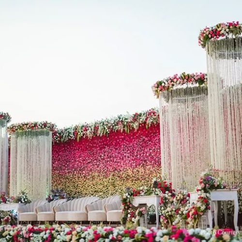 Tent & Flower decor